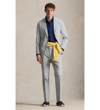 Polo Ralph Lauren Camisa ultraleve em piqué azul-marinho