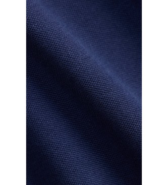 Polo Ralph Lauren Camisa ultraleve em piqué azul-marinho