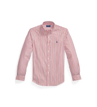 Polo Ralph Lauren Chemise en popeline � rayures roses Custom Fit