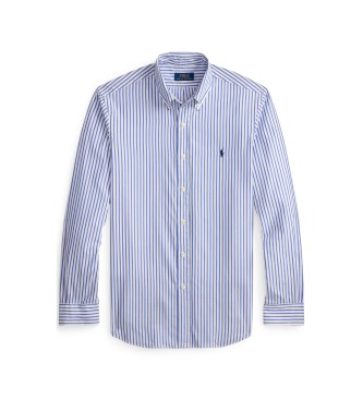 Polo Ralph Lauren Chemise en popeline � rayures bleues Custom Fit