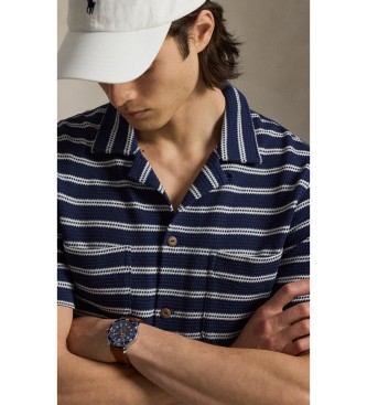 Polo Ralph Lauren Chemise et pointelle en tricot � rayures marines