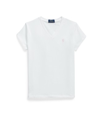 Polo Ralph Lauren White V-neck T-shirt