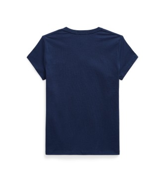 Polo Ralph Lauren Mornariška majica z V-izrezom