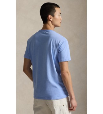 Polo Ralph Lauren Custom Slim Fit T-Shirt mit blauem B�r Polo