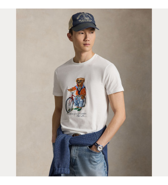 Polo Ralph Lauren Majica Slim Fit po meri z belim medvedom Polo