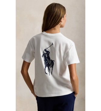 Polo Ralph Lauren T-shirt de algod�o com Big Pony branco