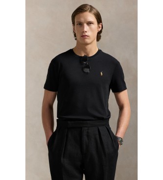 Polo Ralph Lauren Custom Slim Fit cotton t-shirt black