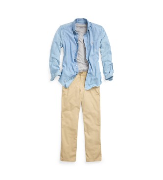 Polo Ralph Lauren Graues Baumwoll-T-Shirt