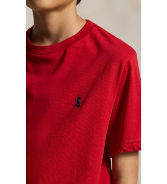 Polo Ralph Lauren Rotes Baumwoll-T-Shirt