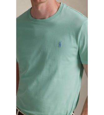 Polo Ralph Lauren T-shirt z dzianiny Slim Fit w kolorze zielonym
