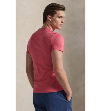 Polo Ralph Lauren Custom Slim Fit Knit T-shirt red