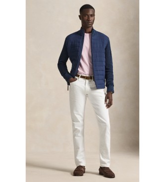 Polo Ralph Lauren Custom Slim Fit stickad T-shirt ljusrosa