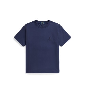 Polo Ralph Lauren Big Fit gebreid katoenen T-shirt marine