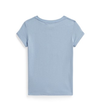 Polo Ralph Lauren Gebreid katoenen T-shirt en blauwe Bear Polo