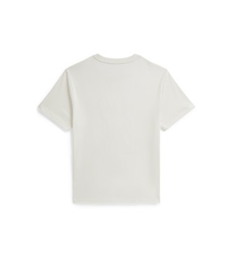 Polo Ralph Lauren T-shirt de malha Jersey com urso Polo branco