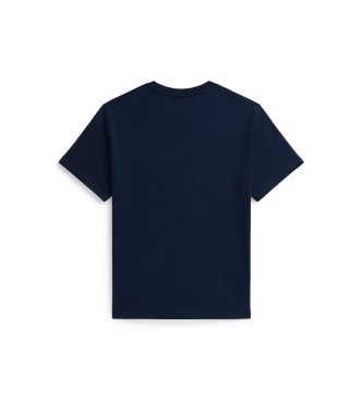 Polo Ralph Lauren Jersey T-shirt med polotr�ja med marinbl� bj�rn