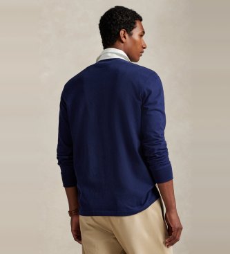 Polo Ralph Lauren Ikonisk navy rugby-poloshirt