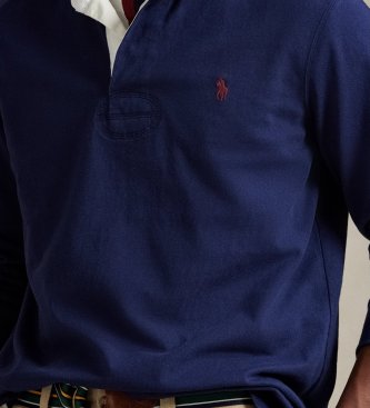 Polo Ralph Lauren Ikonisk navy rugby-poloshirt