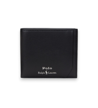 Polo Ralph Lauren Cartera billetera de piel suave negro