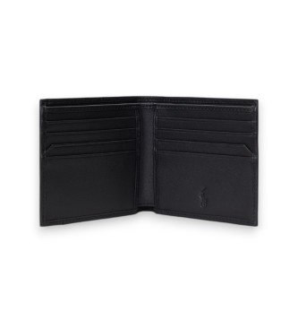 Polo Ralph Lauren Cartera billetera de piel suave negro