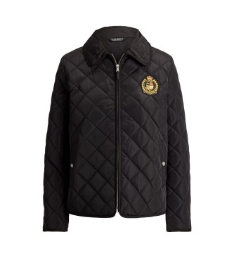 Lauren Ralph Lauren Gewatteerd jack met zwart schild