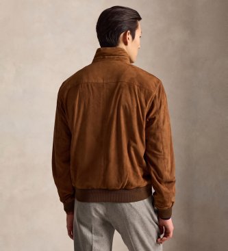 Polo Ralph Lauren Braune Wildlederjacke Charleton