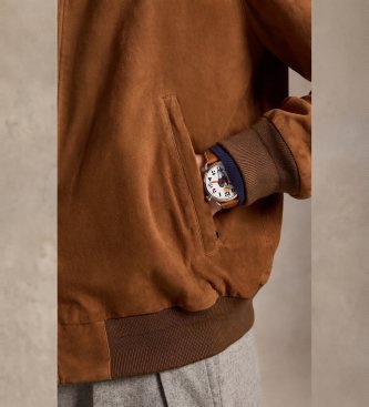 Polo Ralph Lauren Braune Wildlederjacke Charleton