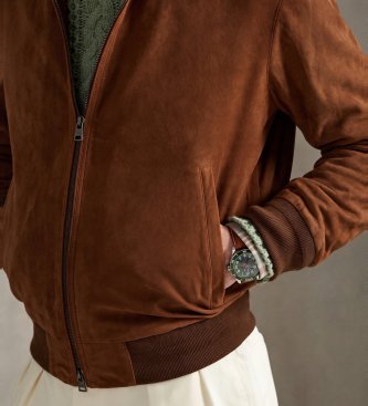 Polo Ralph Lauren Braune Wildlederjacke Charleton