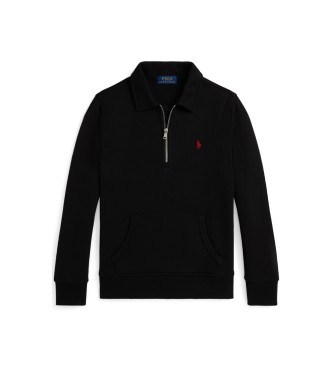 Polo Ralph Lauren Sweat en molleton avec col noir