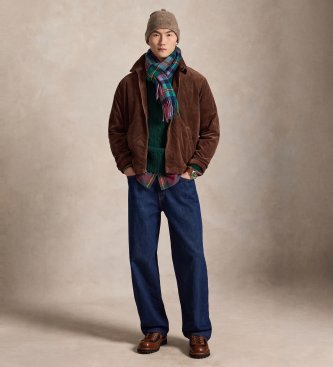 Polo Ralph Lauren Giacca di velluto a coste marrone scuro Wynton