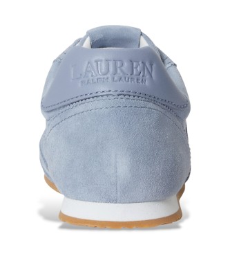 Lauren Ralph Lauren Blaue Dani Turnschuhe aus Wildleder und Leder