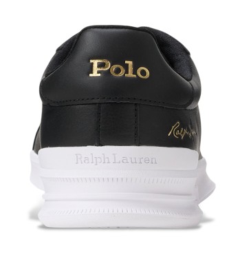 Polo Ralph Lauren Sneakers Heritage Court II in pelle nera