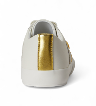 Polo Ralph Lauren Janson II sneakers i l�der og off-white metallic