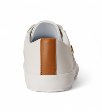 Lauren Ralph Lauren Baskets en cuir Janson II blanc