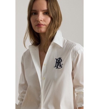 Lauren Ralph Lauren Chemise Relaxed Fit en coton stretch blanc