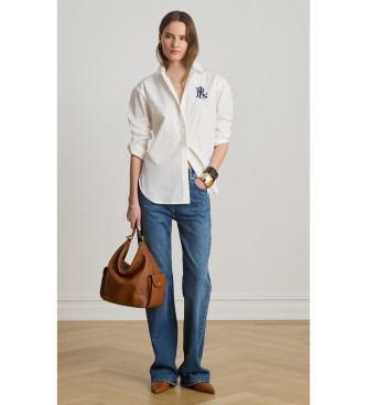 Lauren Ralph Lauren Chemise Relaxed Fit en coton stretch blanc