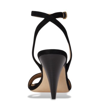 Lauren Ralph Lauren Sandalia Gracy de ante de oveja negro