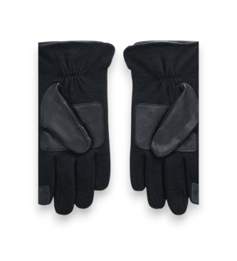 Polo Ralph Lauren Guantes de Piel Hybrid negro