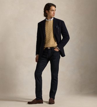 Polo Ralph Lauren Pull en laine et cachemire beige