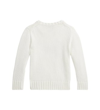 Polo Ralph Lauren Pull emblématique avec drapeau blanc