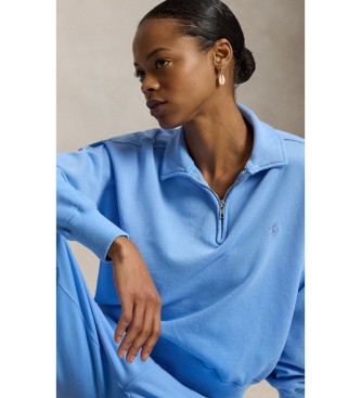 Polo Ralph Lauren Lahka jopa iz flisa z modro zadrgo