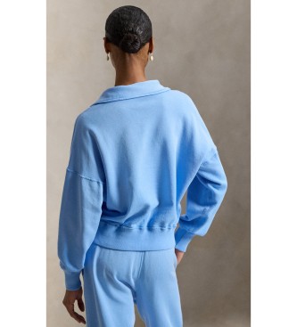 Polo Ralph Lauren Lahka jopa iz flisa z modro zadrgo