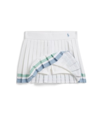 Polo Ralph Lauren Gestreepte broekrok met witte coupenaden