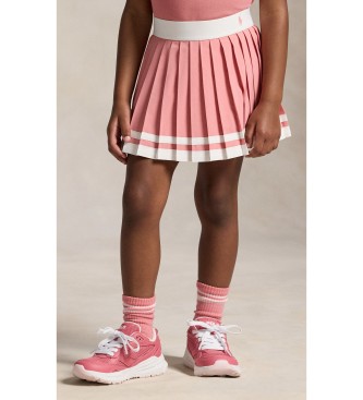 Polo Ralph Lauren Falda pantal�n de rayas con pinzas rosa