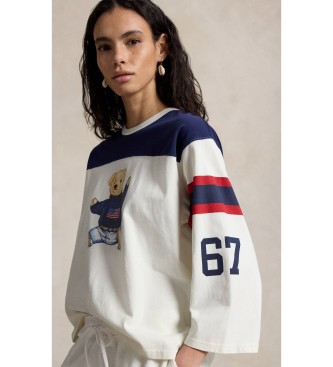 Polo Ralph Lauren Polo Bear cotton knitted T-shirt white
