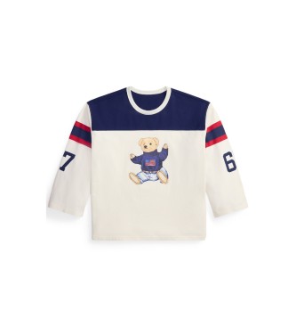 Polo Ralph Lauren Polo Bear cotton knitted T-shirt white