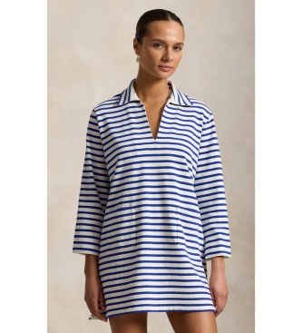 Polo Ralph Lauren Robe en coton � rayures bleues
