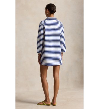 Polo Ralph Lauren Robe en coton � rayures bleues