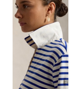 Polo Ralph Lauren Robe en coton � rayures bleues
