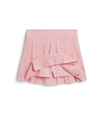 Polo Ralph Lauren Boxy Fit polo shirt and pink pique skirt and trousers
